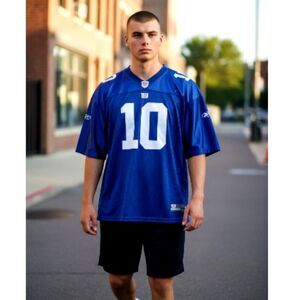Reebok NFL NY Giants Manning #10 Jersey - 4XL